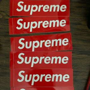 Supreme stickers